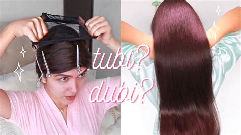 STRAIGHT HAIR WITHOUT HEAT - HOW I WRAP MY HAIR ( TUBI, DUBI, TUTORIAL ...