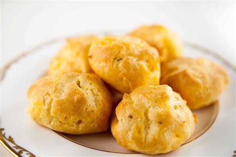 Cheddar Cheese Puffs (Gourgères) Recipe