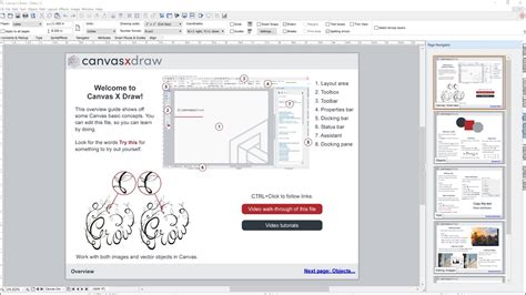 Getting started with Canvas X Draw graphic design software for Windows ...