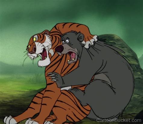 Baloo Fighting With Sher Khan