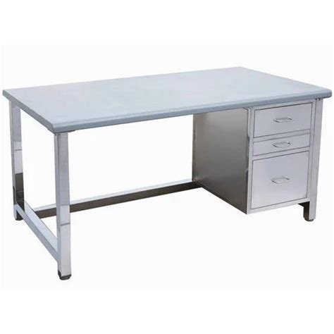 Stainless Steel Office Table at Rs 6500 in Ahmedabad | ID: 15061762588