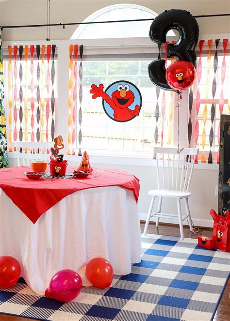 Easy Elmo Birthday Party Ideas - The Homes I Have Made