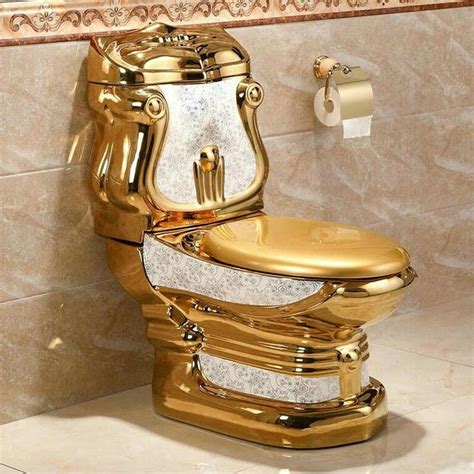 Ann Stocked- Gold Egyptian Style Toilet | European fashion, One piece ...