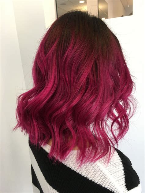 Magenta hair | Dark pink hair, Magenta hair, Pink hair dye