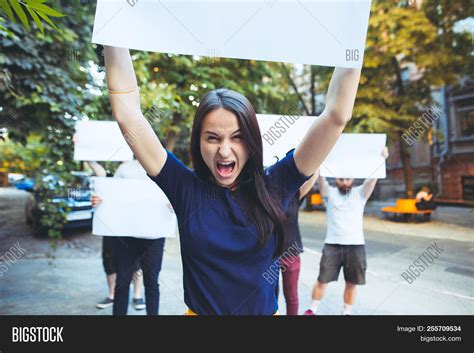 Group Protesting Young Image & Photo (Free Trial) | Bigstock