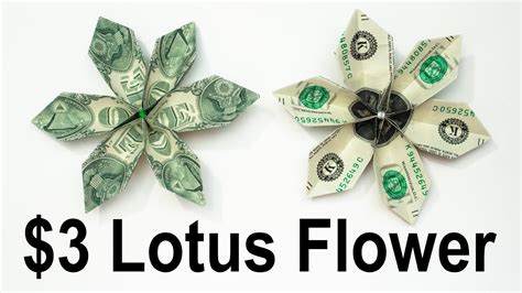 Money Origami Lotus Flower Instructions | Best Flower Site