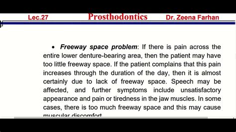 Complications of complete denture - YouTube