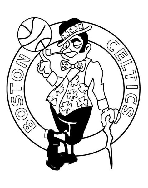 Boston Celtics Free Coloring Pages