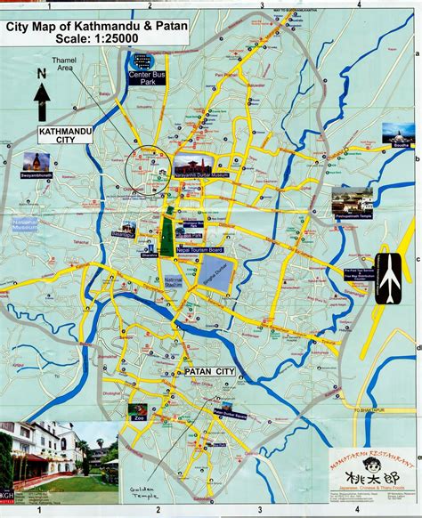 Kathmandu Tourism Map