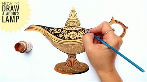 Aladdin Lamp Drawing For Kids - pic-cafe