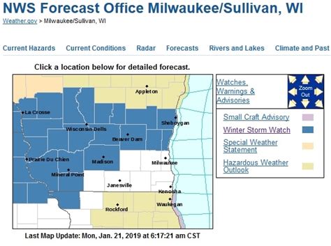 National Weather Service Issues Winter Storm Watch | Daily Dodge