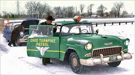 1955 Ohio Highway Patrol | Police cars, Old police cars, Police car models