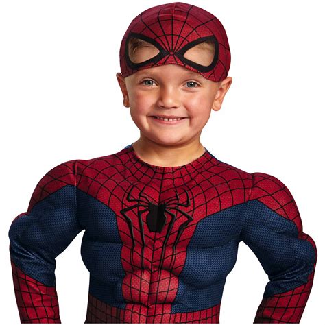 Spider-Man Movie 2 Muscle Toddler Halloween Costume - Walmart.com ...