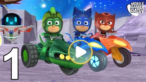 PJ MASKS Racing Heroes - Levels 1-10 - Gameplay Part 1 (iOS Android ...