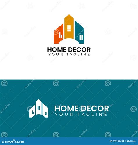 Home Decor Logo Vector Illustration Stock Illustration - Illustration ...