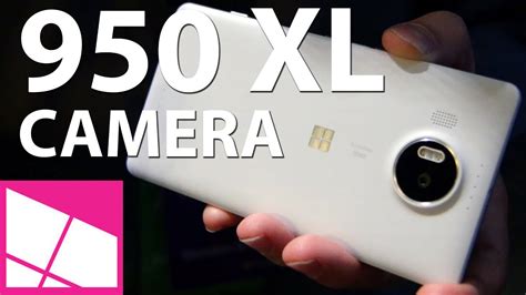 Closer look at the Lumia 950 XL camera - YouTube