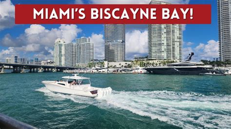 Breathtaking Views Of Miami's Stunning Biscayne Bay | Boating Journey ...