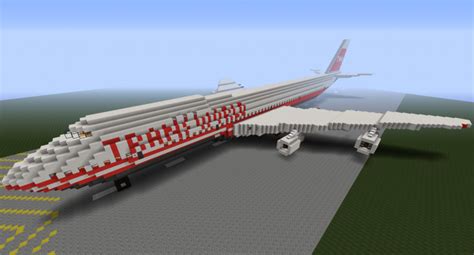 Boeing 747-100 (Trans World Airlines Flight 800) Minecraft Map