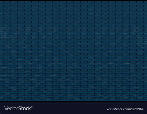 Blue brick wall texture Royalty Free Vector Image