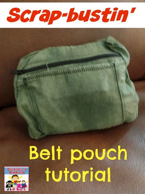 Belt pouch tutorial | Pouch tutorial, Belt pouch, Pouch pattern