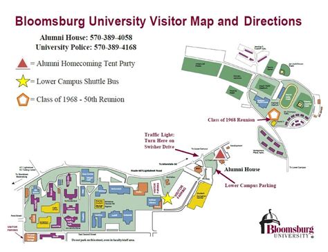 Bloomsburg University Campus Map – Verjaardag Vrouw 2020