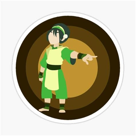 "Toph Beifong AKA the best earthbender of all times" Sticker for Sale ...