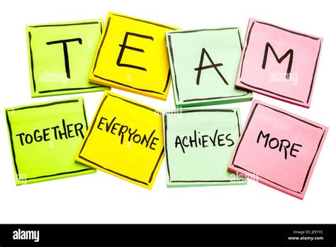 TEAM acronym (together everyone achieves more), teamwork motivation ...