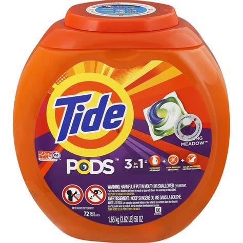 Tide Pods Laundry Detergant + Stain Remover + Brightener Pacs Spring ...