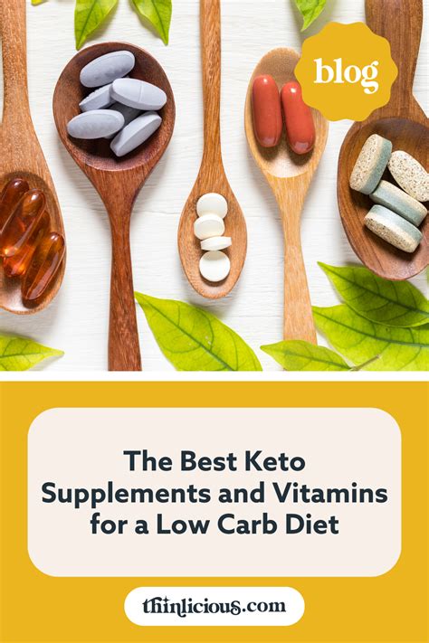 The Best Keto Supplements and Vitamins for a Low Carb Diet - Thinlicious