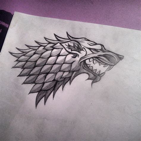 House Stark Sigil Tattoo