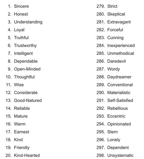 List of 555 personal qualities - click link to follow - http://www ...