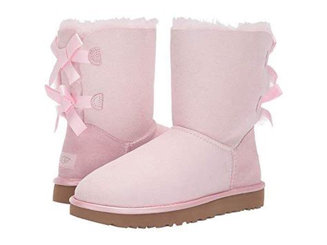 UGG Bailey Bow II Metallic | Ugg boots, Ugg boots with bows, Pink suede ...