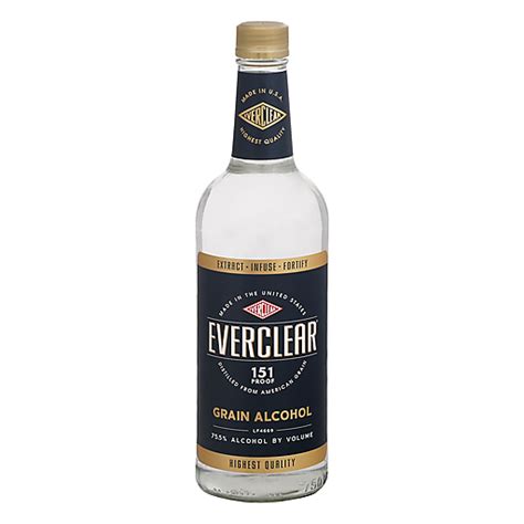 Everclear Alcohol 151 Proof, 750ML | Hames Corporation