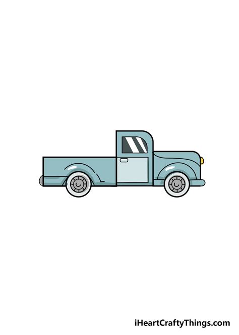 How To Draw A Simple Truck