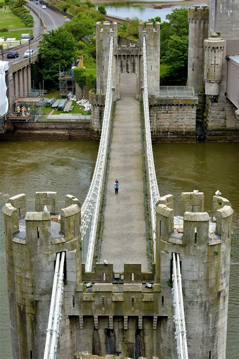 Conwy Suspension Bridge in Conwy, Wales - Encircle Photos