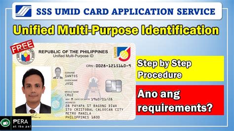 How to apply for SSS ID or UMID ID | Paano mag apply ng SSS UMID Card ...