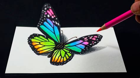 Drawings Of Butterflies With Color : Free butterfly coloring pages ...