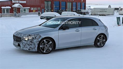 2023 Mercedes-Benz A-Class hatchback spy shots: Mid-cycle update in the ...