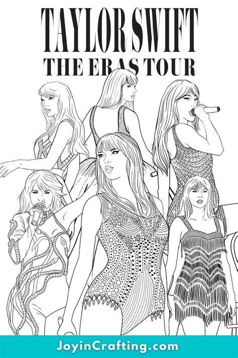 Taylor Swift The Eras Tour Coloring Pages Fan Art | Taylor swift ...