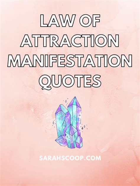 200 Law of Attraction Manifestation Quotes to Help You Manifest Your ...