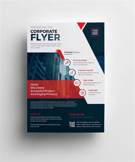 Plutus Professional Corporate Flyer Template 001008 - Template Catalog