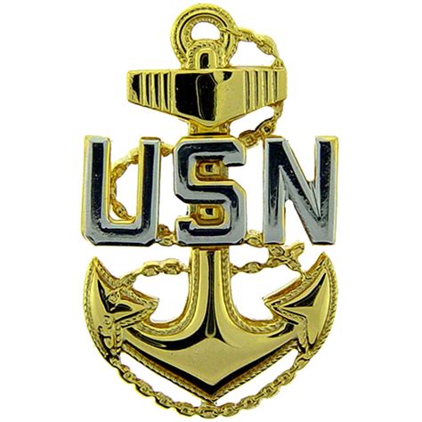 U.S. Navy USN Fouled Anchor Pin Gold & Silver Plated | Michaels