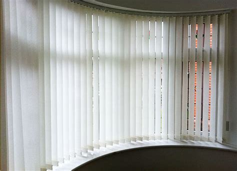 vertical blind curved bay window - A-Z Blinds Runcorn