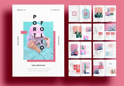 Free Portfolio Design Layout Template