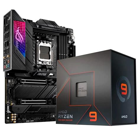 Kit Processador AMD Ryzen 9 7950X AM5 + Placa-Mãe Asus Rog Strix X670E ...