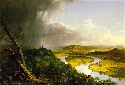 Artwork Replica The Oxbow by Thomas Cole (1801-1848, United Kingdom ...