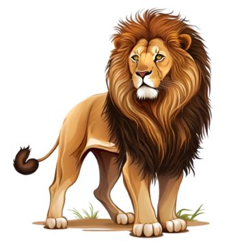 Ferocious Lion Animal Illustration, Lion, Ferocious Animal ...