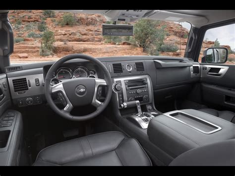 2008 Hummer H2 - Interior Driver View - 1920x1440 - Wallpaper