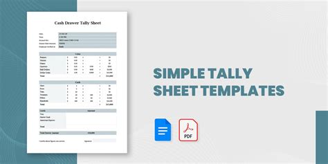 Tally Sheet Template - 13+ Free Word, PDF Documents Download | Free ...