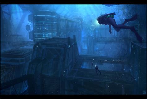 Fantastic Non-SR Shadowrunesque Art Thread | Underwater city ...